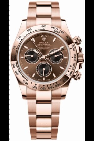 Rolex Cosmograph Daytona Rose Gold Automatic Chocolate Dial 18K Rose Gold & Stainless Steel Women's Watch M126505-0005