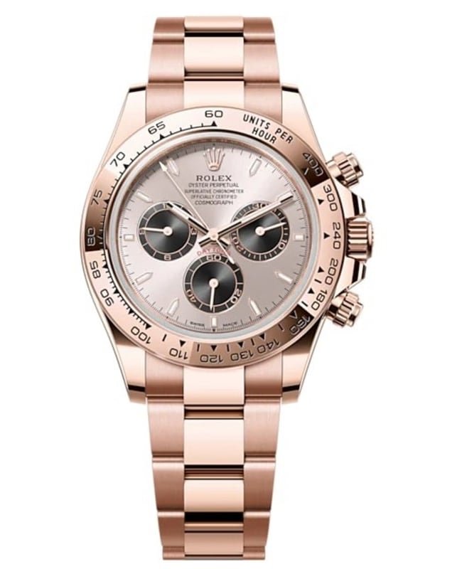Rolex Cosmograph Daytona Rose Gold Sundust and Black Dial Men's Watch M126505-0003