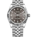 Rolex Datejust 31 Stainless Steel and White Gold Dark Grey Dial Women's Watch M278274-0016