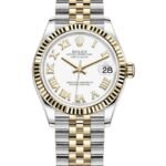 Rolex Datejust 31 Stainless Steel and Yellow Gold White Roman Dial Women's Watch M278273-0002