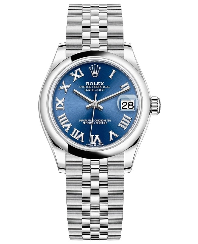 Rolex Datejust 31 Stainless Steel Blue Roman Dial Women's Watch M278240-0018