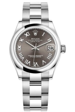 Rolex Datejust 31 Stainless Steel Dark Grey Roman Dial Women's Watch M278240-0015