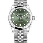 Rolex Datejust 31 Stainless Steel Mint Green Dial Women's Watch M278240-0012