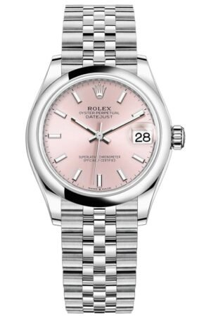 Rolex Datejust 31 Stainless Steel Pink Dial Women's Watch M278240-0008