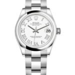 Rolex Datejust 31 Stainless Steel White Roman Dial Women's Watch M278240-0003