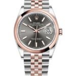 Rolex Datejust 36 Steel & Everose Gold Slate Dial Women's Watch M126201-0013