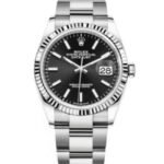 Rolex Datejust 36 Steel & White Gold Black Dial Women's Watch M126234-0016