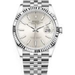 Rolex Datejust 36 Steel & White Gold Silver Dial Women's Watch M126234-0013