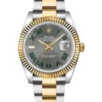 Rolex Datejust 36 Steel & Yellow Gold Slate Roman Dial Women's Watch M126233-0036