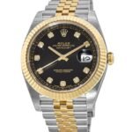 Rolex Datejust 41 Black Diamond Dial Jubilee Men's Watch M126333-0006