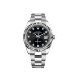 Rolex Datejust 41 Black Diamond Dial Men's Watch M126334-0011