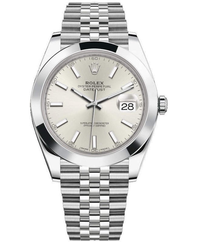 Rolex Datejust 41 Silver Dial Men's Watch M126300-0004