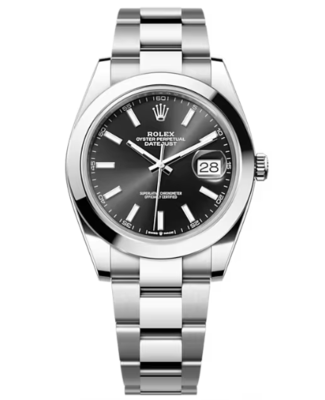 Rolex Datejust 41 Stainless Steel Black Dial Men's Watch M126300-0011