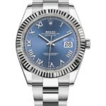 Rolex Datejust 41 Stainless Steel Blue Roman Dial Men's Watch M126334-0025
