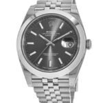 Rolex Datejust 41 Stainless Steel Grey Dial Jubilee Band Men's Watch M126300-0008