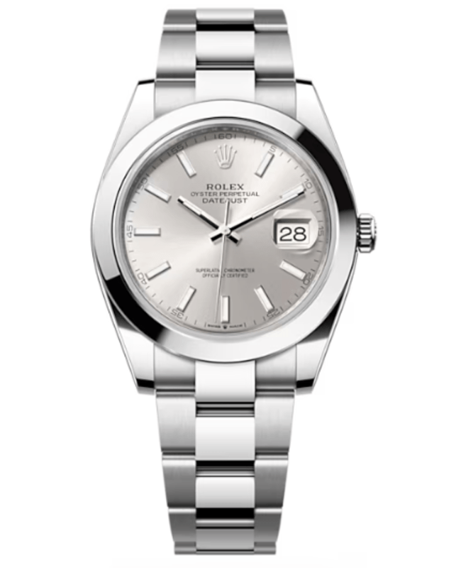 Rolex Datejust 41 Stainless Steel Silver Dial Men's Watch M126300-0003