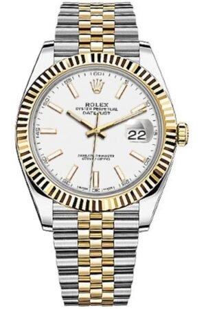 Rolex Datejust 41 White Dial Men's Watch M126333-0016