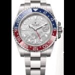 Rolex GMT Master ll Automatic Silver Dial 18K White Gold Men's Watch M126719BLRO-0002