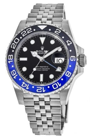 Rolex GMT Master ll Batman (Batgirl) Jubilee Bracelet Men's Watch M126710BLNR-0002