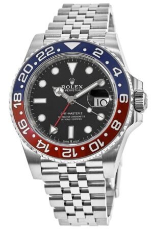 Rolex GMT Master ll Pepsi Bezel Jubilee Bracelet Men's Watch M126710BLRO-0001
