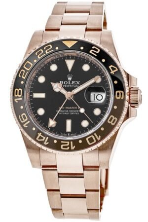 Rolex GMT Master ll Root Beer 18kt Everose Gold Men's Watch M126715CHNR-0001