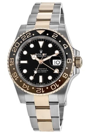 Rolex GMT Master ll Root Beer Rose Gold & Steel Men's Watch M126711CHNR-0002
