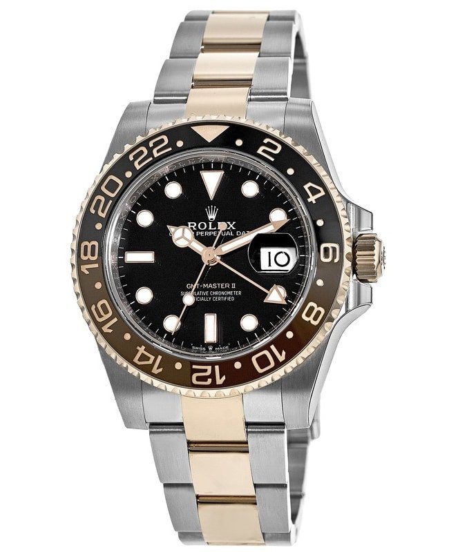 Rolex GMT Master ll Root Beer Rose Gold & Steel Men's Watch M126711CHNR-0002