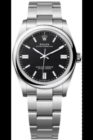 Rolex Oyster Perpetual 36 Automatic Black Dial Stainless Steel Women's Watch M126000-0014