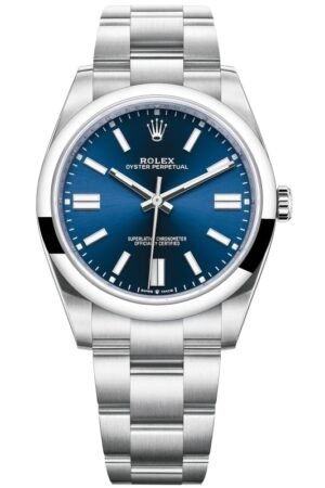 Rolex Oyster Perpetual 41 Blue Dial Steel Men's Watch M124300-0003