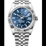 Rolex Sky-Dweller White Rolesor Blue Dial Jubilee Men's Watch M336934-0006