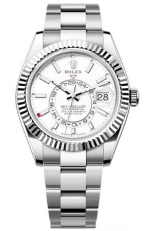Rolex Sky-Dweller White Rolesor White Dial Oyster Men's Watch M336934-0003