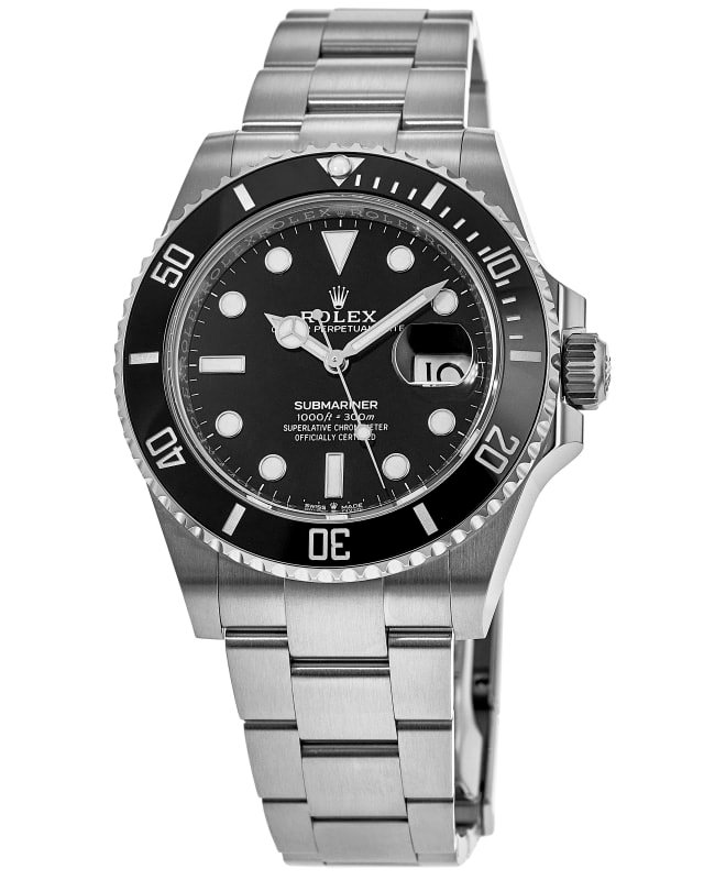 Rolex Submariner Black Dial Date Oystersteel Men's Watch M126610LN-0001
