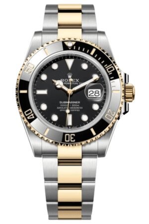 Rolex Submariner Date Automatic Black Dial Yellow Gold and Oystersteel Men's Watch M126613LN-0002