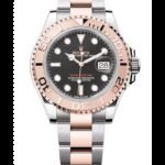Rolex Yacht-Master 40 Black Dial Rose Gold Rolesor Men's Watch M126621-0002