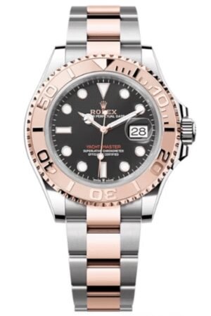 Rolex Yacht-Master 40 Black Dial Rose Gold Rolesor Men's Watch M126621-0002