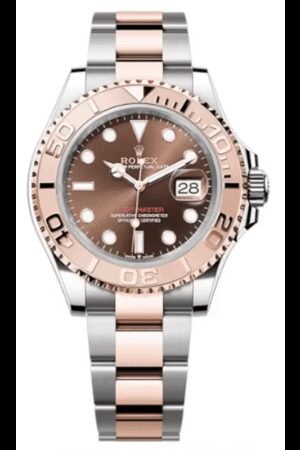 Rolex Yacht-Master 40 Chocolate Dial Rose Gold Rolesor Men's Watch M126621-0001