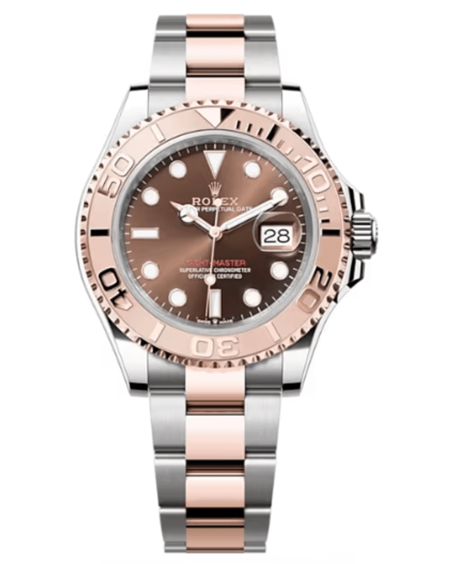 Rolex Yacht-Master 40 Chocolate Dial Rose Gold Rolesor Men's Watch M126621-0001